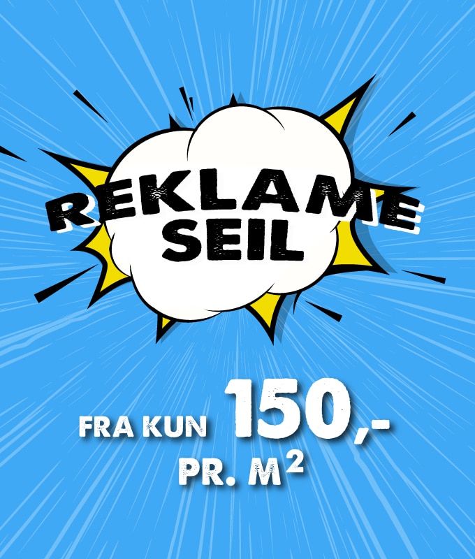 Reklameseil utendørs — Markedsmateriell