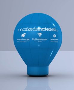 Oppblåsbar reklame ballong med trykk til events, promotion og profilering