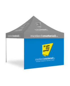 Teltvegg med trykk 3x3 meter fra Markedsmateriell.no
