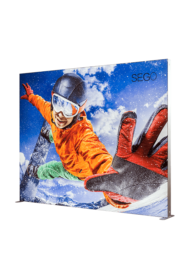 SEGO 300 lyskasse – stor LED lyskasse til messe og butikk fra Markedsmateriell.no