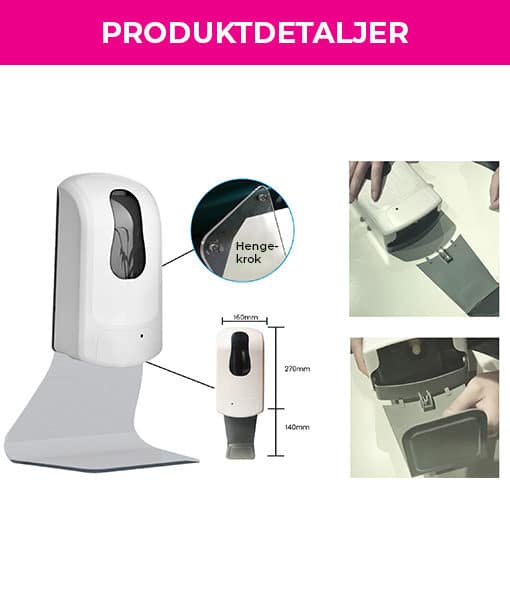 Dispenser Bordmodell monteringsanvisning