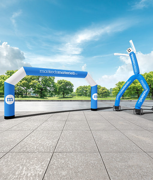 Utendørs messepakke med målportal og skydance