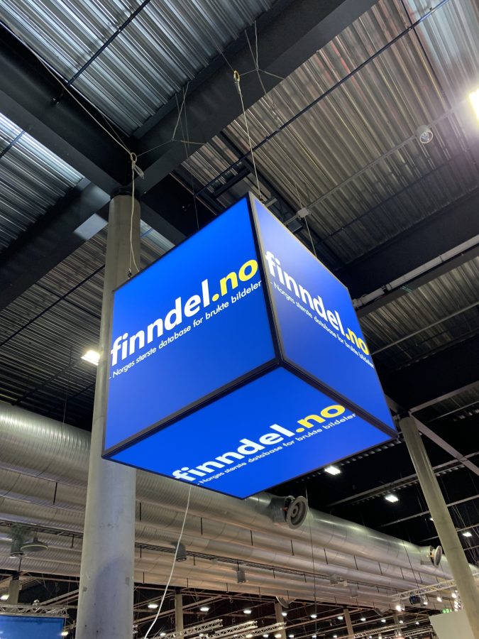 Finndel.no messestand