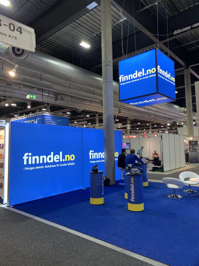 Finndel.no messestand