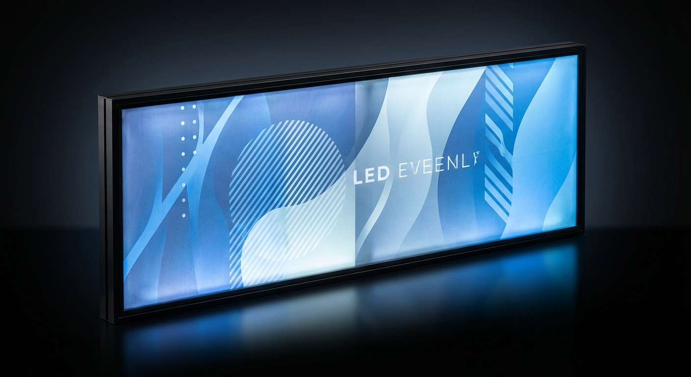 Lyskasse og lightbox for reklame — Markedsmateriell