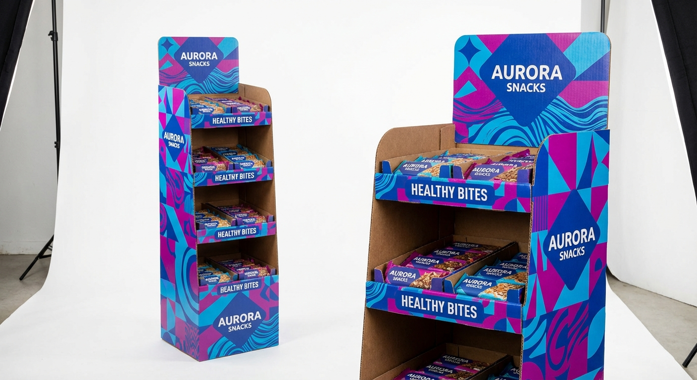 Pappdisplay og pappstativer - kostnadseffektiv eksponering