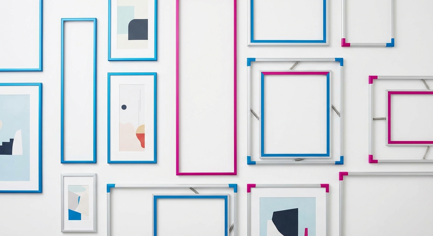 Plakatrammer for butikk, kontor og messe fra Markedsmateriell